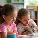Children learning at a pet workshop